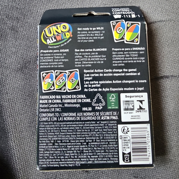 UNO ALL WILD! Card Game - Picture 2 of 2